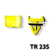 TR235 - 5 or 20 / GM Wheel Opening Moulding Clip / Yellow Nylon